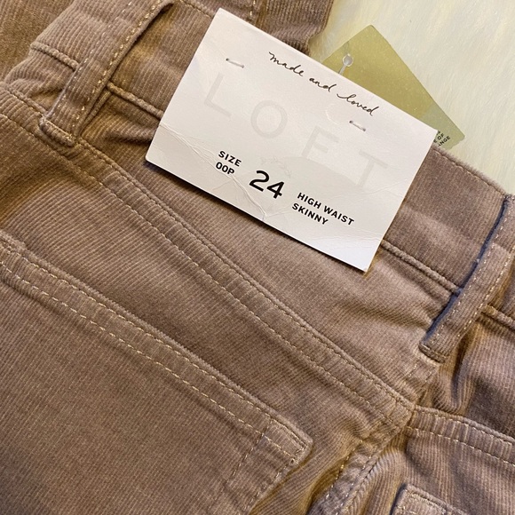 NWT LOFT High Waist Skinny Pants - Picture 3 of 5